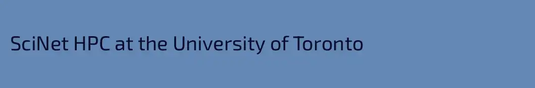 SciNet HPC at the University of Toronto